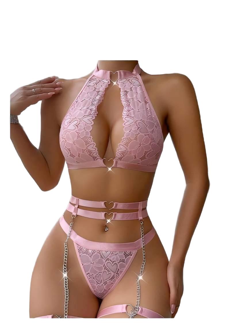 طقم لانجري مثير من الدانتيل بت - مراجعة Lingerie وسعره