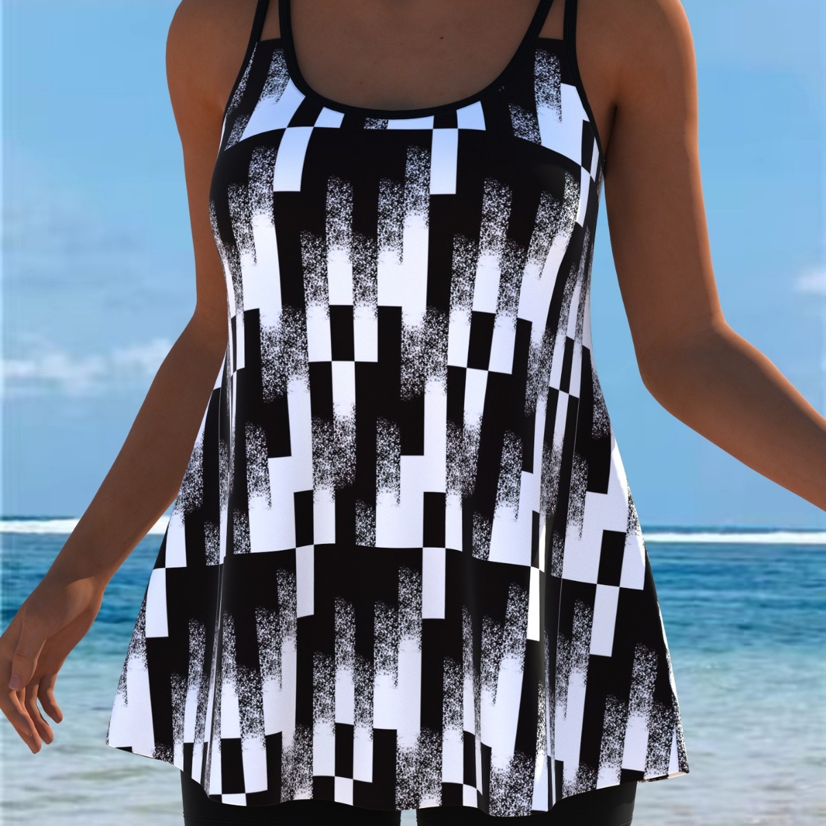 ملابس سباحة تانكيني جديدة، طقم - مراجعة Swimwear وسعره